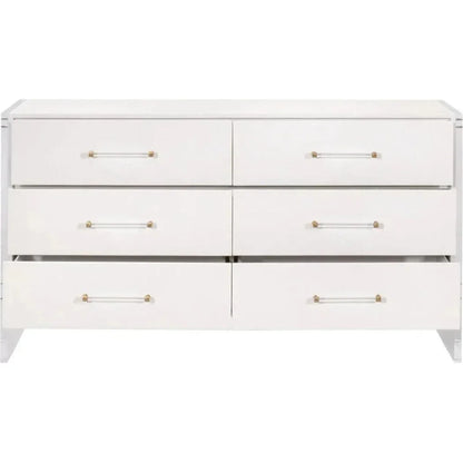 Sonia Shagreen 6 - Drawer Double Dresser - LOOMLAN - Essentials For Living - Dressers