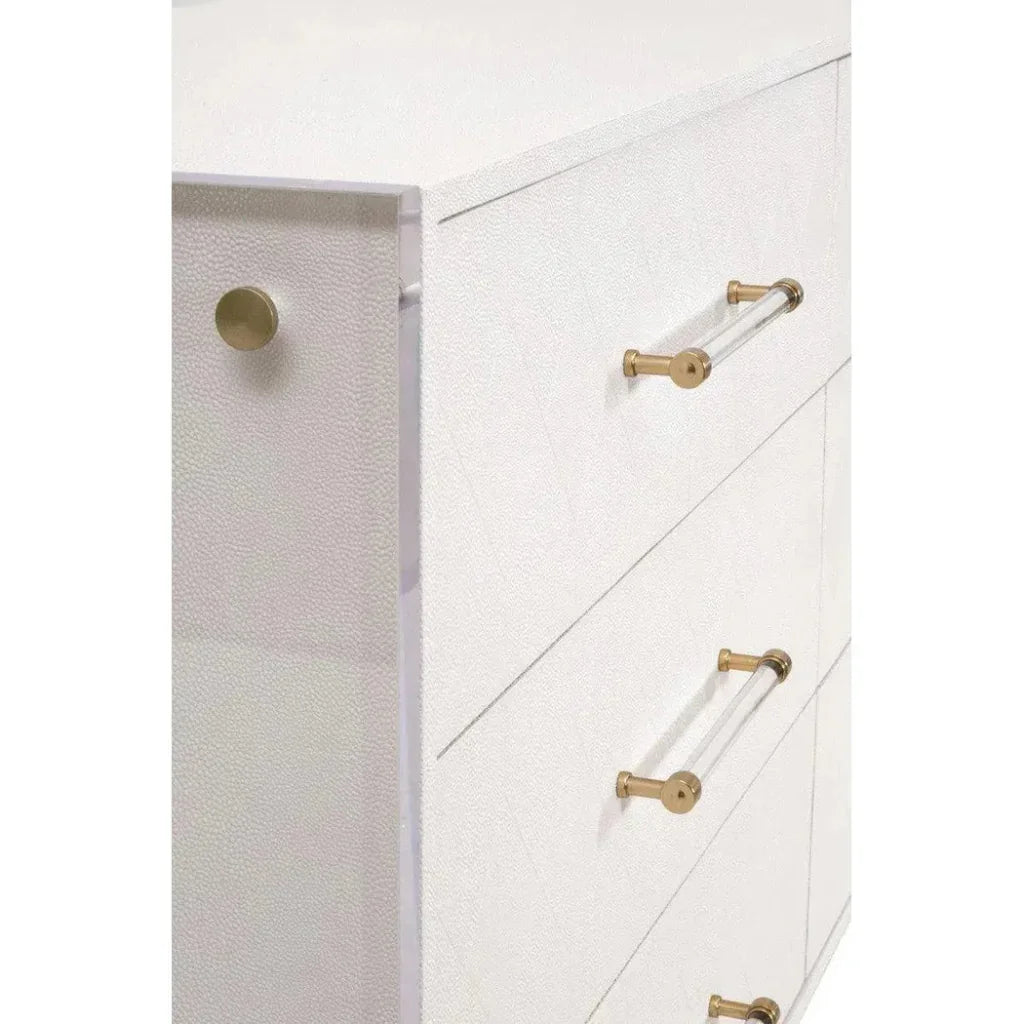 Sonia Shagreen 6 - Drawer Double Dresser - LOOMLAN - Essentials For Living - Dressers