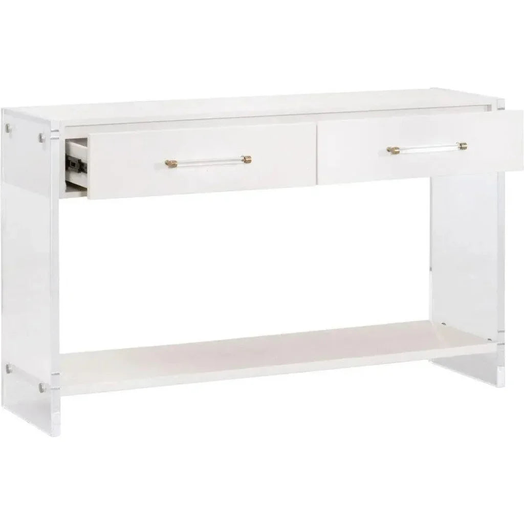 Sonia Shagreen Console Table - LOOMLAN - Essentials For Living - Console Tables