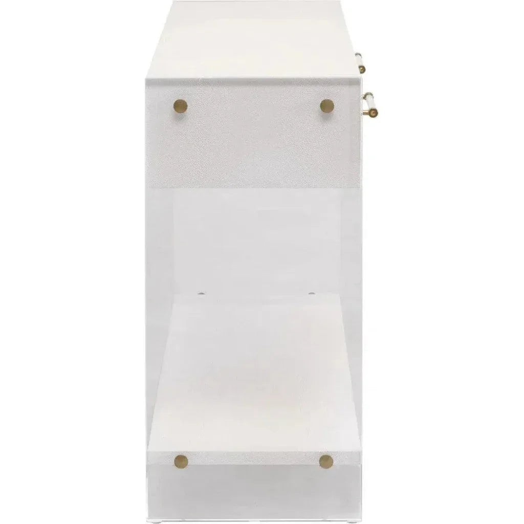 Sonia Shagreen Console Table - LOOMLAN - Essentials For Living - Console Tables
