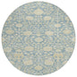 Sonnet Blue Washable Indoor-Outdoor Rug-Outdoor Rugs-LOOMLAN Rugs-8' x 8'-LOOMLAN