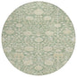 Sonnet Green Washable Indoor-Outdoor Rug-Outdoor Rugs-LOOMLAN Rugs-8' x 8'-LOOMLAN