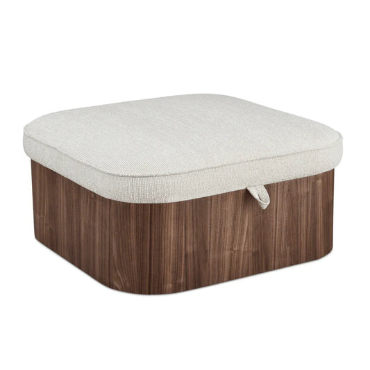 Sonny Plush Seat With Hidden Storage Ottoman - LOOMLAN - Moe's Home - Ottomans