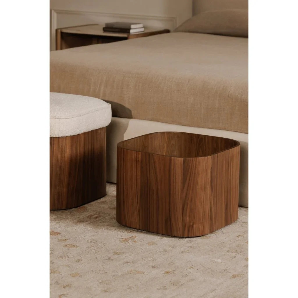 Sonny Wood Lift - Top Storage Stool - LOOMLAN - Moe's Home - Poufs and Stools