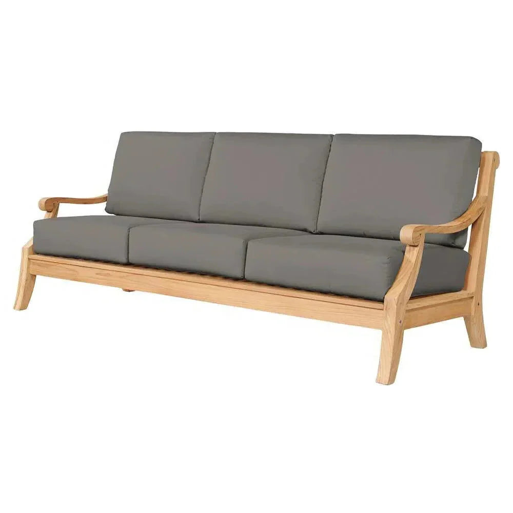 Sonoma Teak Deep Outdoor Couch Sunbrella Cushions - LOOMLAN - HiTeak - Outdoor Sofas & Loveseats