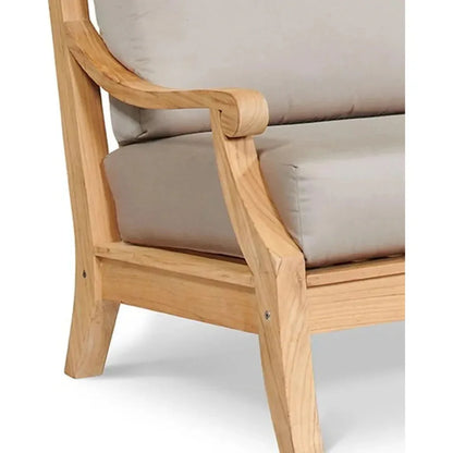 Sonoma Teak Deep Outdoor Couch Sunbrella Cushions - LOOMLAN - HiTeak - Outdoor Sofas & Loveseats