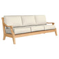Sonoma Teak Deep Outdoor Couch Sunbrella Cushions - LOOMLAN - HiTeak - Outdoor Sofas & Loveseats