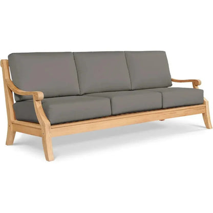 Sonoma Teak Deep Outdoor Couch Sunbrella Cushions - LOOMLAN - HiTeak - Outdoor Sofas & Loveseats