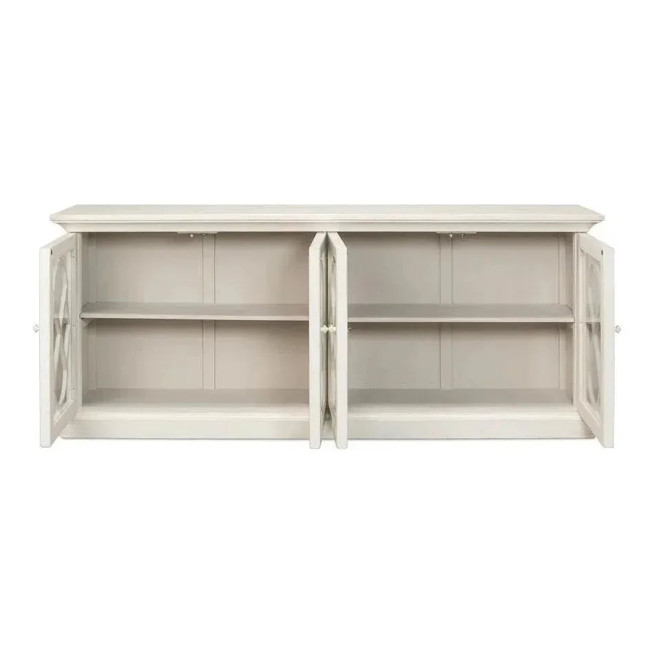 Sonya White Sideboard Buffet For Dining Room - LOOMLAN - Sarreid - Sideboards