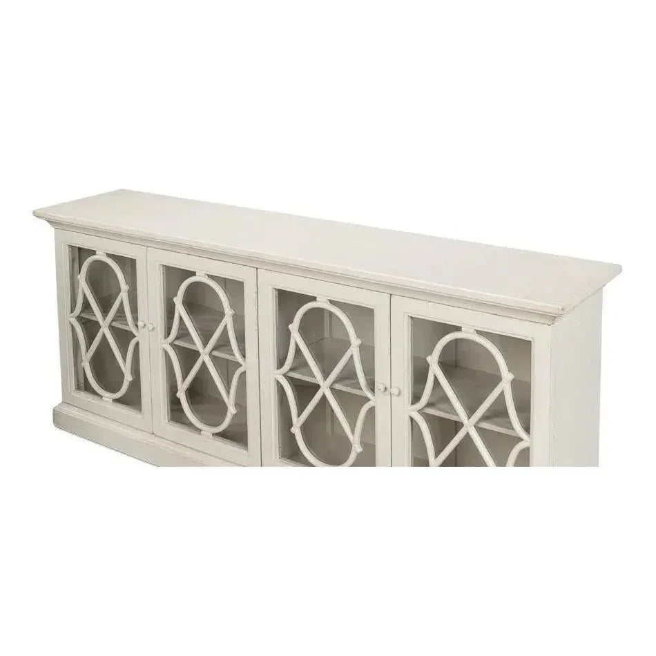 Sonya White Sideboard Buffet For Dining Room - LOOMLAN - Sarreid - Sideboards