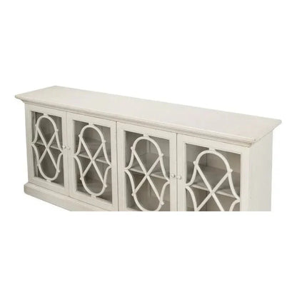 Sonya White Sideboard Buffet For Dining Room - LOOMLAN - Sarreid - Sideboards