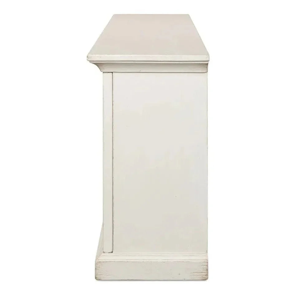 Sonya White Sideboard Buffet For Dining Room - LOOMLAN - Sarreid - Sideboards