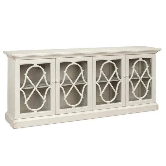 Sonya White Sideboard Buffet For Dining Room - LOOMLAN - Sarreid - Sideboards