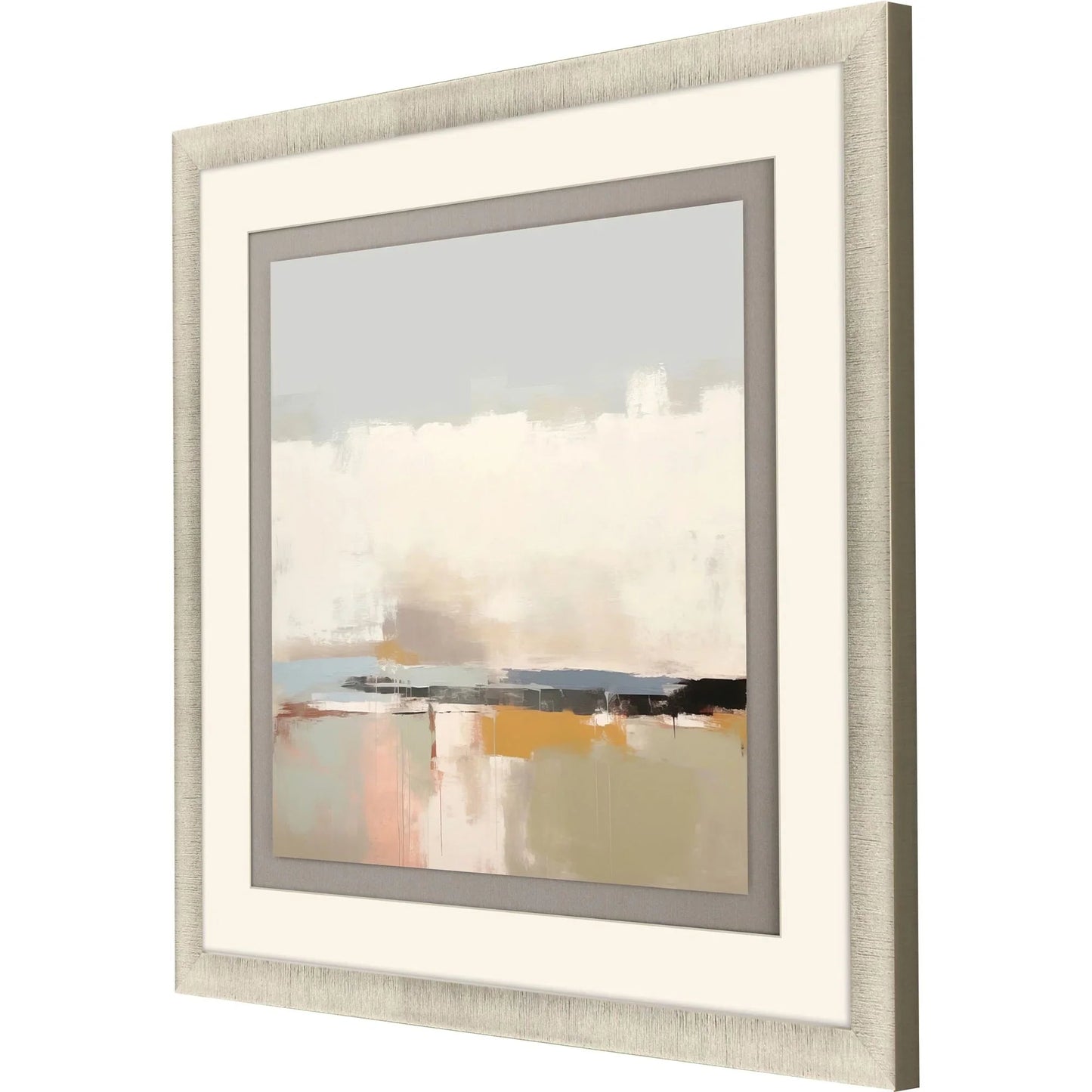Soothing Serenity Glass Front Framed Wall Art