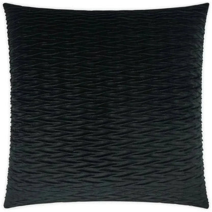 Sophia Black Solid Black Large Throw Pillow Insert - LOOMLAN - D.V. Kap - Throw Pillows