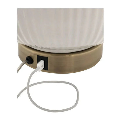 Sophia Ceramic Made Table Lamp - LOOMLAN - Wildwood - Table Lamps