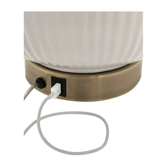 Sophia Ceramic Made Table Lamp - LOOMLAN - Wildwood - Table Lamps