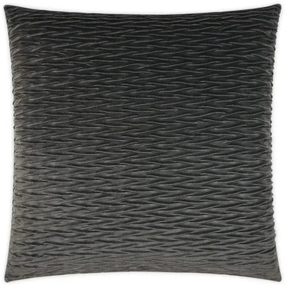 Sophia Solid Textured Grey Large Throw Pillow Insert - LOOMLAN - D.V. Kap - Throw Pillows
