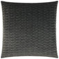 Sophia Solid Textured Grey Large Throw Pillow Insert - LOOMLAN - D.V. Kap - Throw Pillows
