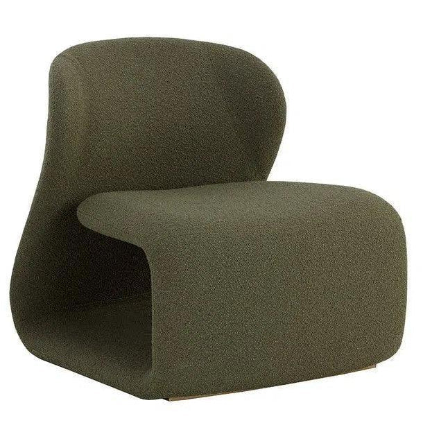 Sophiene Lounge Chair Cozy Copenhagen Olive - LOOMLAN - SUNPAN - Club Chairs