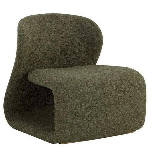 Sophiene Lounge Chair Cozy Copenhagen Olive - LOOMLAN - SUNPAN - Club Chairs