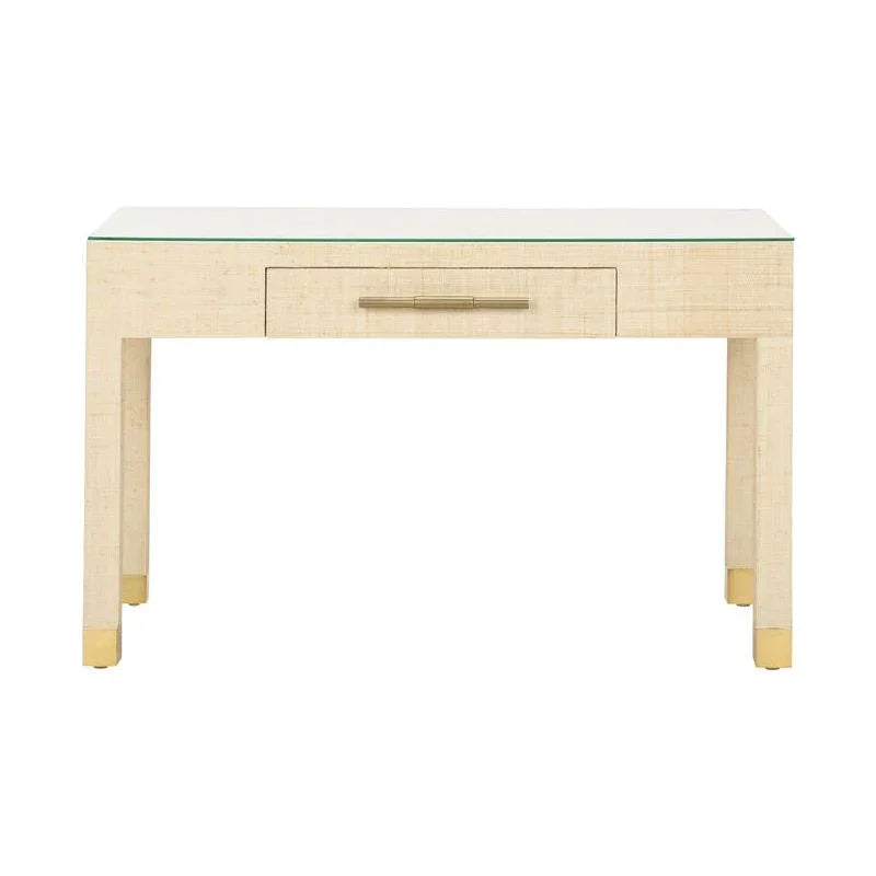 Sophisticate Saguran Warpped Console Table - LOOMLAN - Wildwood - Console Tables