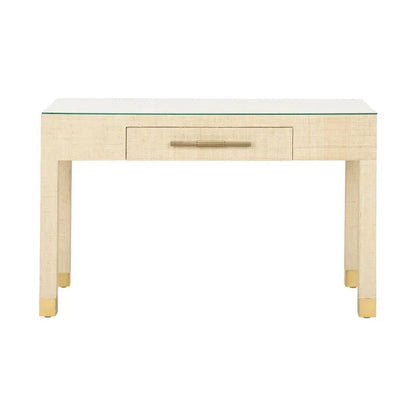Sophisticate Saguran Warpped Console Table - LOOMLAN - Wildwood - Console Tables