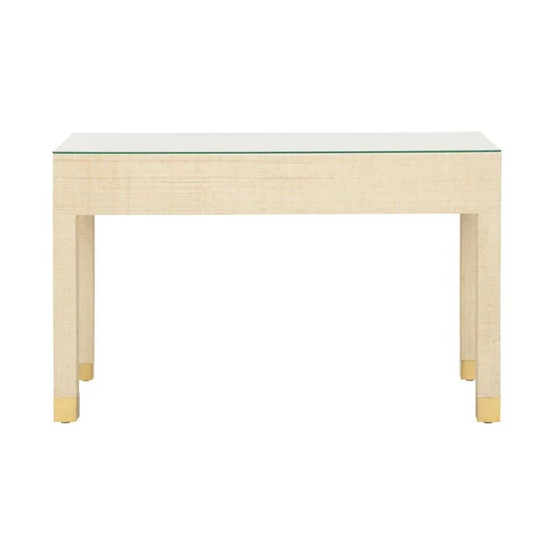 Sophisticate Saguran Warpped Console Table - LOOMLAN - Wildwood - Console Tables
