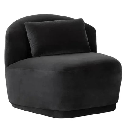 Soraya Fabric Swivel Armless Chair - LOOMLAN - SUNPAN - Club Chairs