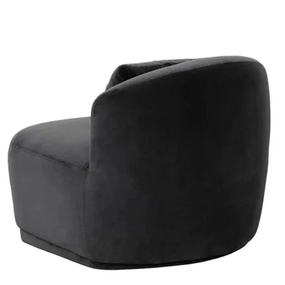 Soraya Fabric Swivel Armless Chair - LOOMLAN - SUNPAN - Club Chairs