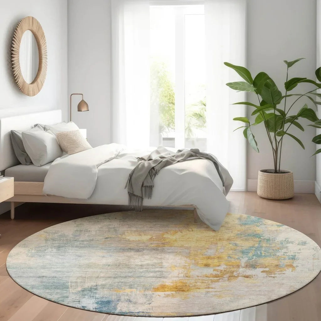 Soraya Ivory Washable Indoor - Outdoor Rug - LOOMLAN - LOOMLAN Rugs - Outdoor Rugs