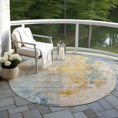 Soraya Ivory Washable Indoor - Outdoor Rug - LOOMLAN - LOOMLAN Rugs - Outdoor Rugs