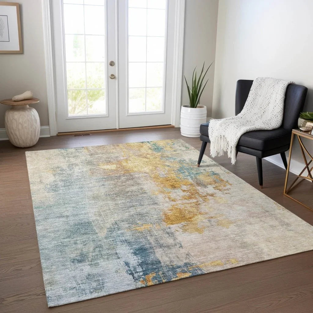 Soraya Ivory Washable Indoor - Outdoor Rug - LOOMLAN - LOOMLAN Rugs - Outdoor Rugs