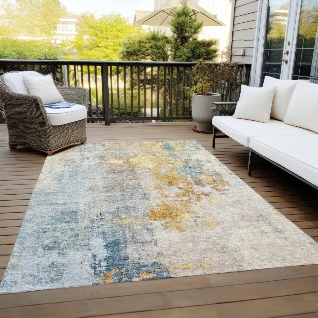 Soraya Ivory Washable Indoor - Outdoor Rug - LOOMLAN - LOOMLAN Rugs - Outdoor Rugs