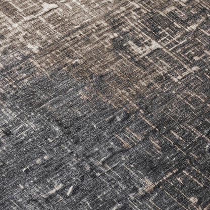 Sorella Brown Washable Indoor-Outdoor Rug-Outdoor Rugs-LOOMLAN Rugs-LOOMLAN