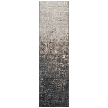 Sorella Brown Washable Indoor-Outdoor Rug-Outdoor Rugs-LOOMLAN Rugs-2'3" x 7'6"-LOOMLAN