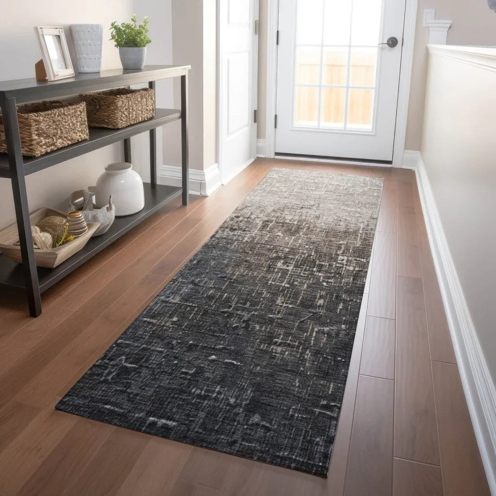 Sorella Brown Washable Indoor-Outdoor Rug-Outdoor Rugs-LOOMLAN Rugs-LOOMLAN