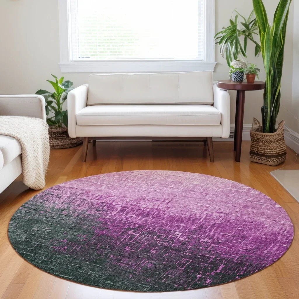 Sorella Pink Washable Indoor-Outdoor Rug-Outdoor Rugs-LOOMLAN Rugs-LOOMLAN