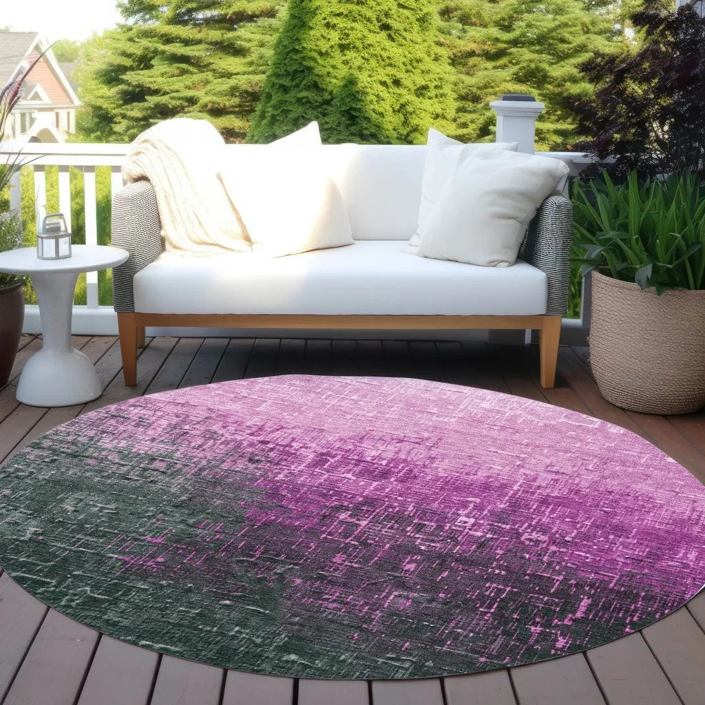 Sorella Pink Washable Indoor-Outdoor Rug-Outdoor Rugs-LOOMLAN Rugs-LOOMLAN