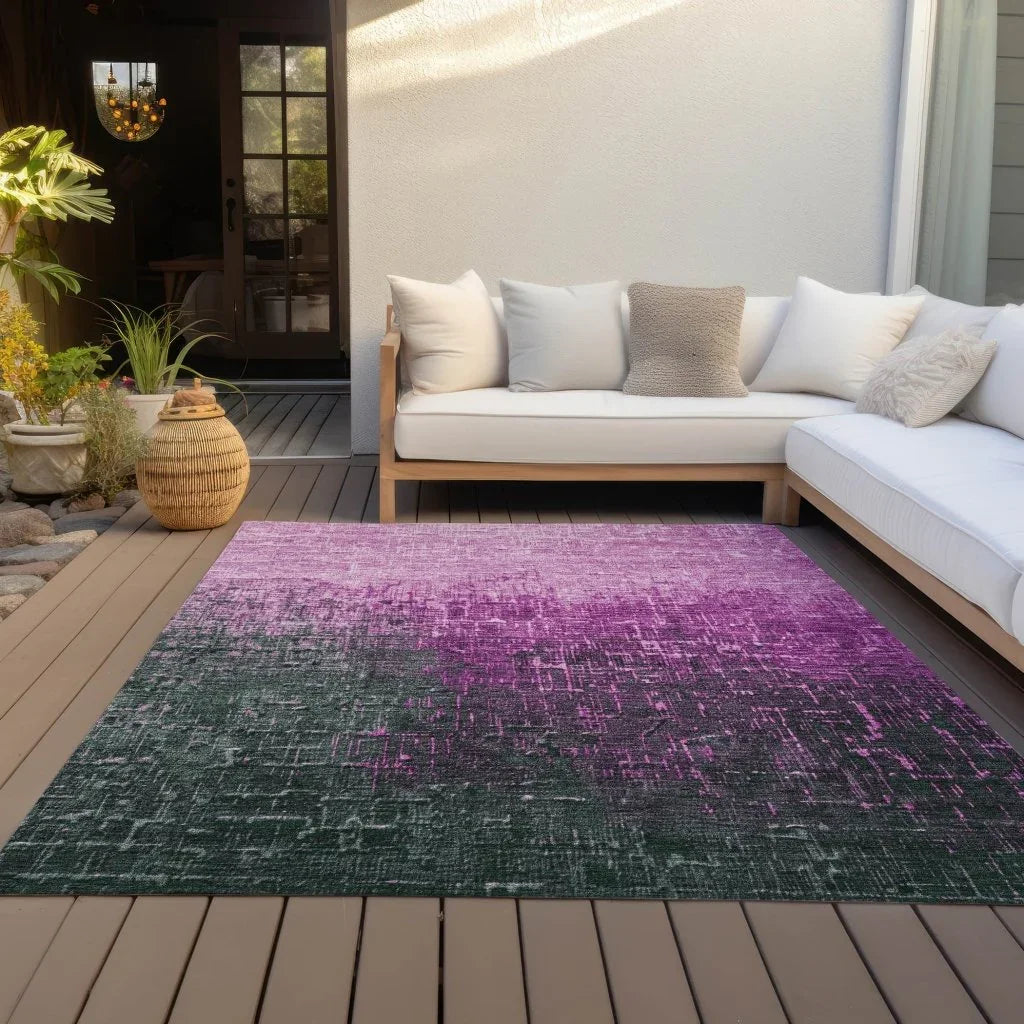 Sorella Pink Washable Indoor-Outdoor Rug-Outdoor Rugs-LOOMLAN Rugs-LOOMLAN