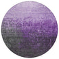 Sorella Purple Washable Indoor-Outdoor Rug-Outdoor Rugs-LOOMLAN Rugs-8' x 8'-LOOMLAN