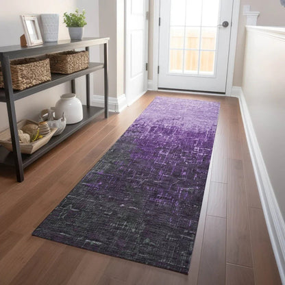 Sorella Purple Washable Indoor-Outdoor Rug-Outdoor Rugs-LOOMLAN Rugs-LOOMLAN