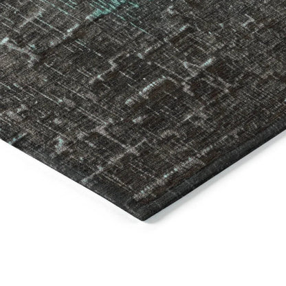 Sorella Teal Washable Indoor-Outdoor Rug-Outdoor Rugs-LOOMLAN Rugs-LOOMLAN