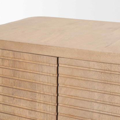 Sorina Light Brown Wood Accent Cabinet