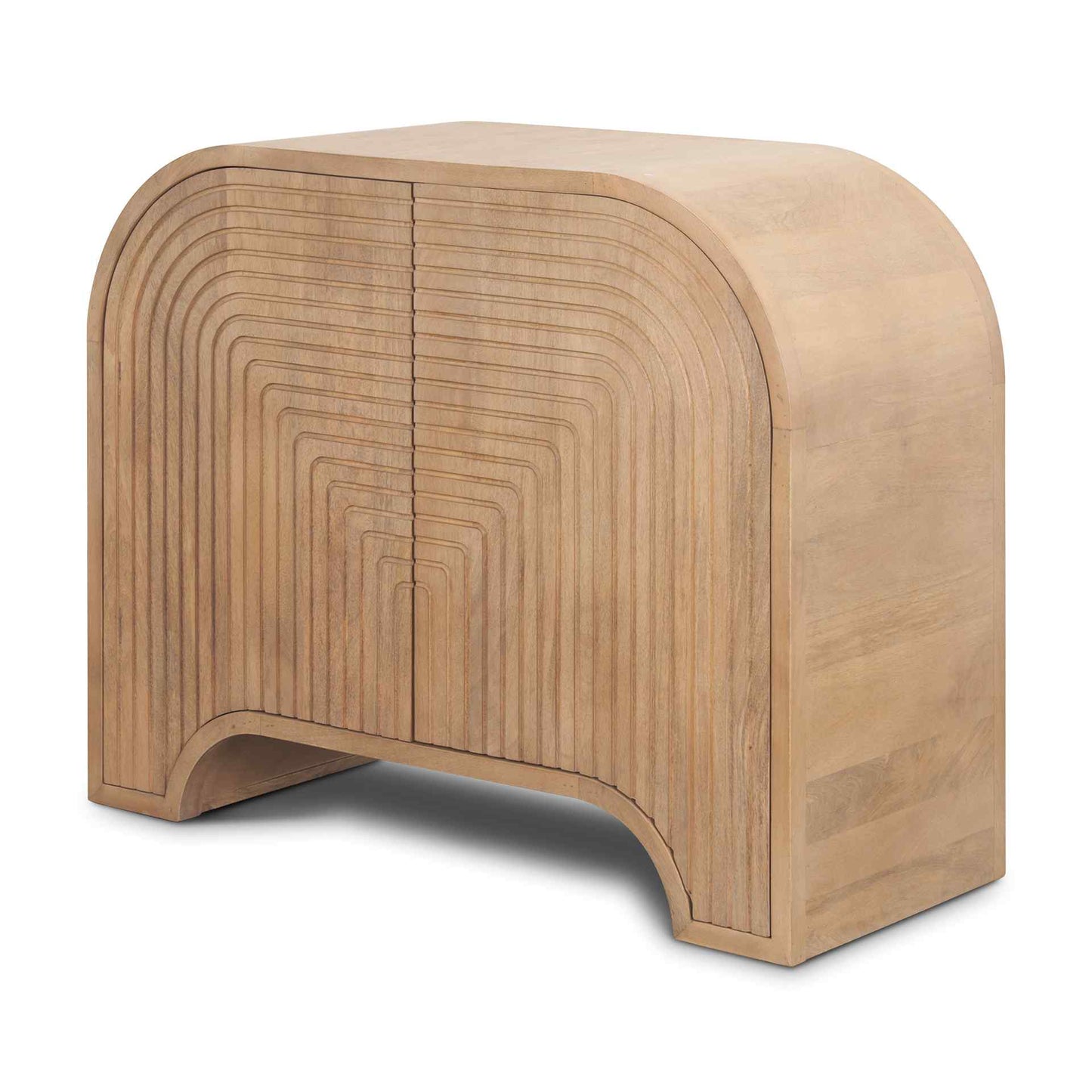 Sorina Light Brown Wood Accent Cabinet