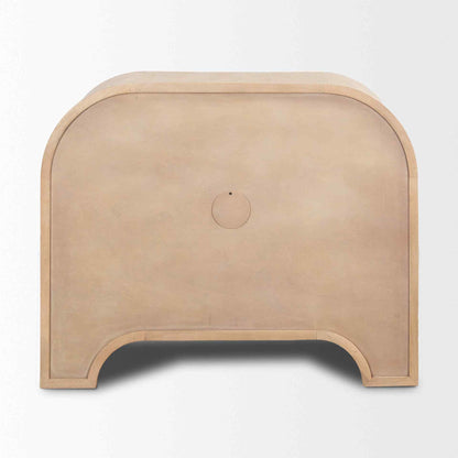 Sorina Light Brown Wood Accent Cabinet