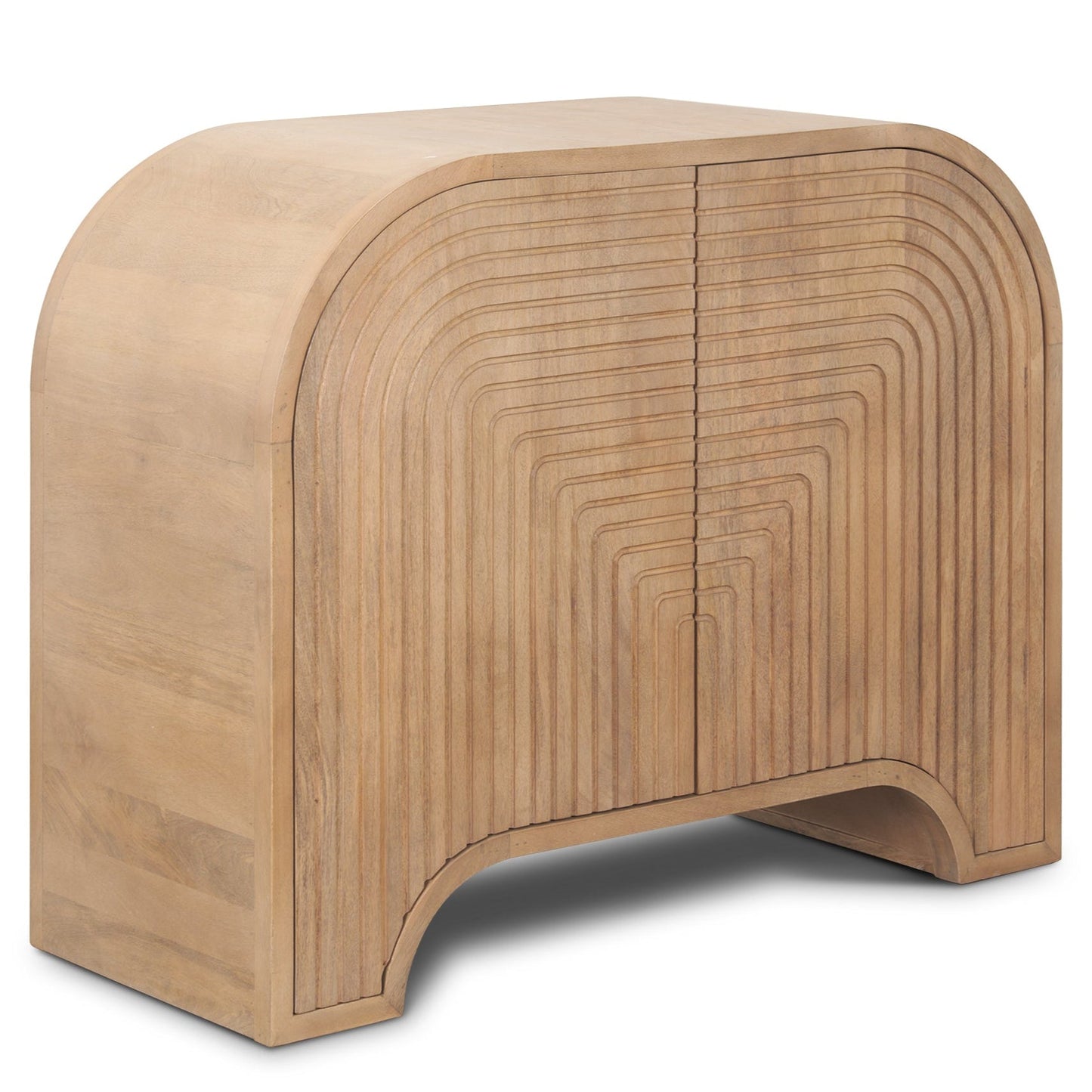 Sorina Light Brown Wood Accent Cabinet