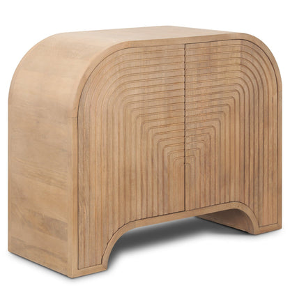 Sorina Light Brown Wood Accent Cabinet