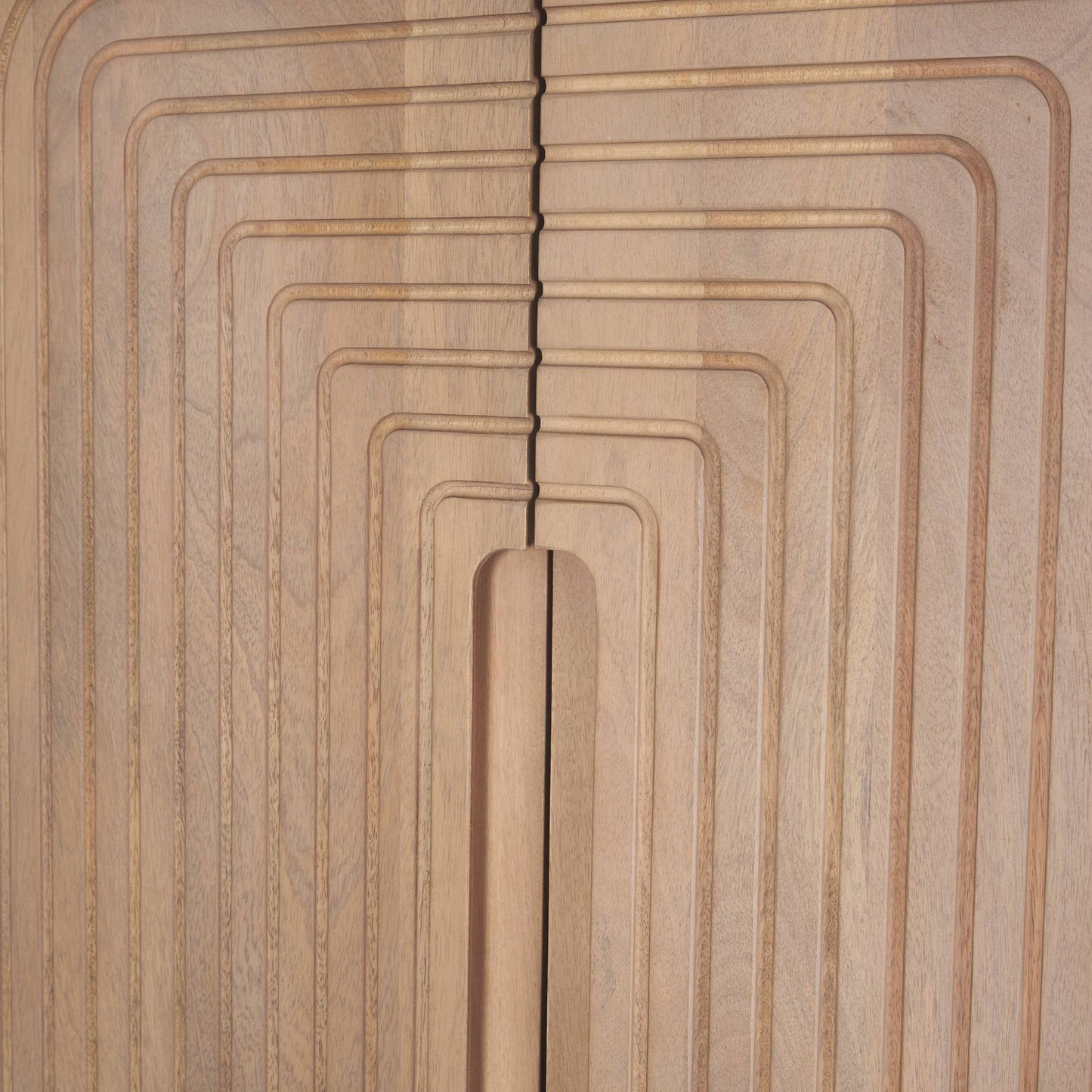 Sorina Light Brown Wood Bookcase