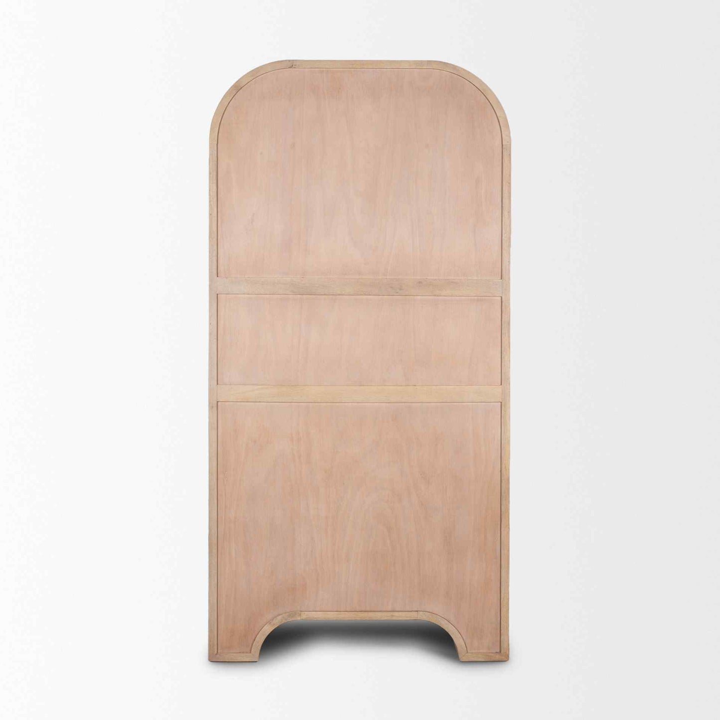 Sorina Light Brown Wood Bookcase